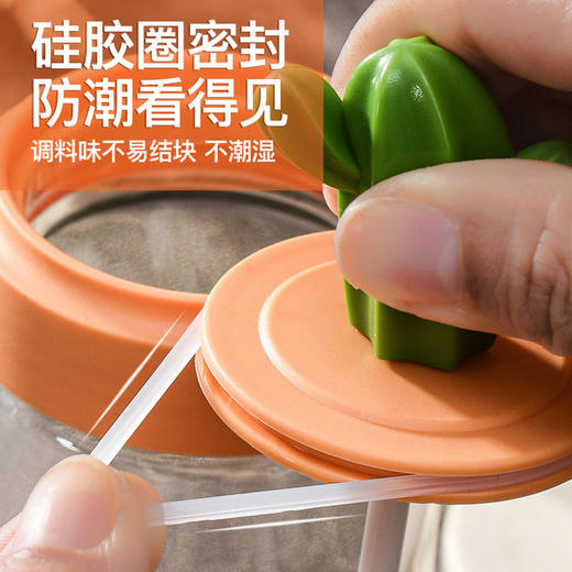 创意设计可爱仙人掌厨房调料收纳盒 I 调味盒调料瓶组合套装， 商品图7