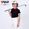 PGM男童高尔夫服装2021新品短袖T恤夏季衣服青少年网球服上衣童装 商品缩略图1