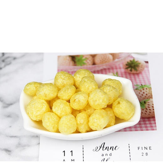 日本原装进口 丘比KEWPIE 泡芙 蔬菜谷物圈米圈米球营养宝宝零食 南瓜味米球 9g（3gx3小包） 商品图2