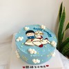小男孩奥特曼坐飞机手绘蛋糕（两个款）-低糖处理无添加 商品缩略图3