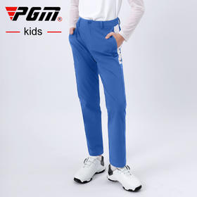 PGM 新品！儿童高尔夫服装男童长裤青少年夏季运动球裤子弹力腰带