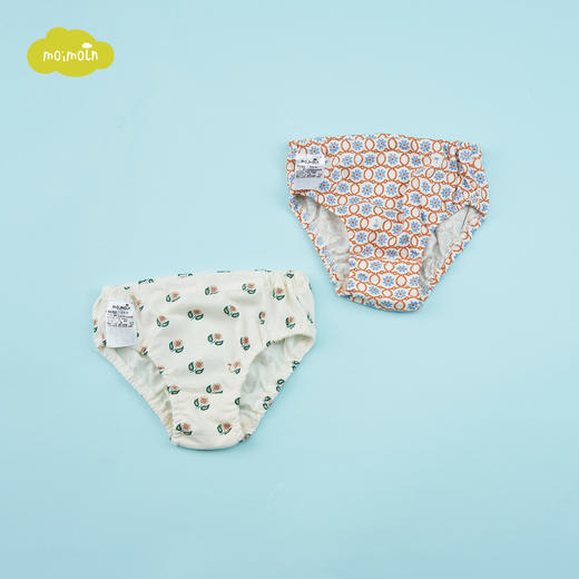 moimoln小云朵童装2021年新款女宝宝内裤儿童卡通印花舒适三角裤LQZRNAIS25 商品图0