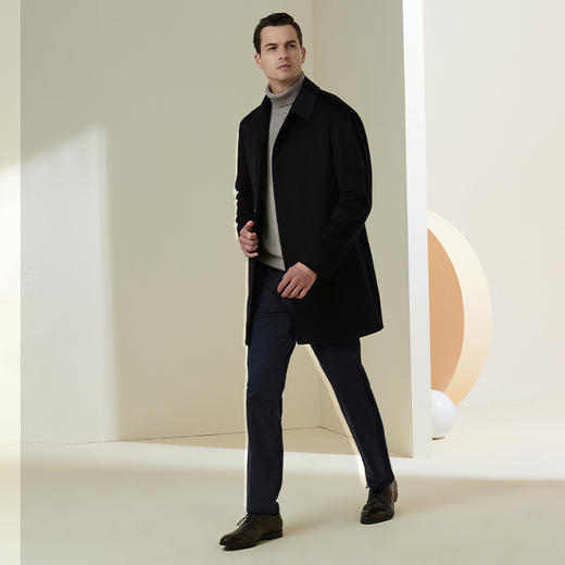 METTE2021年秋冬男士休闲裤时尚通勤棉质直筒百搭长裤子 商品图2