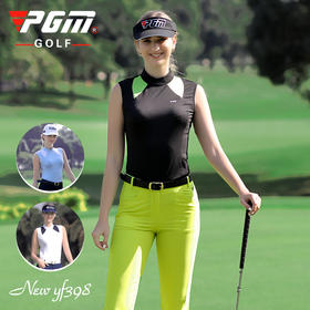 PGM高尔夫衣服女夏季新品无袖上衣弹力速干2021新品高尔夫服装T恤