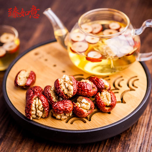 臻如意枣有机荟枣夹核桃新疆特产和田小灰枣夹心孕妇零食98g 商品图6