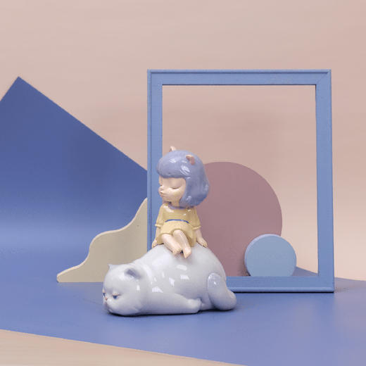 周双《驭梦-小猫》 商品图0