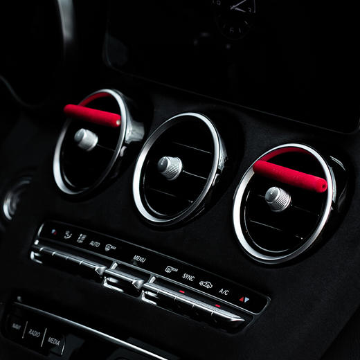 DAILY LAB小金条女王红丝绒款礼物固体车载香水高档汽车出风口轻奢纯植物精油萃取车内除异味 满杯柚子香 女王红丝绒 商品图5