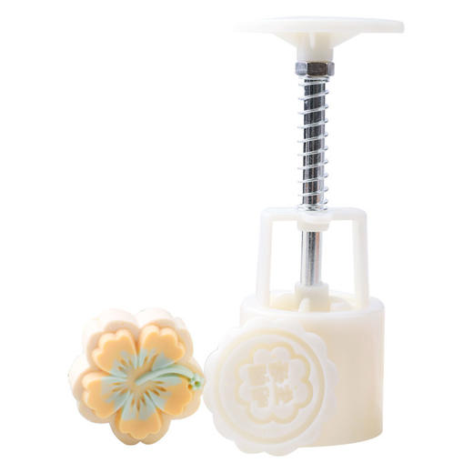 月饼模具家用绿豆糕压模糕点模型 手压式做冰皮点心的烘焙 商品图5