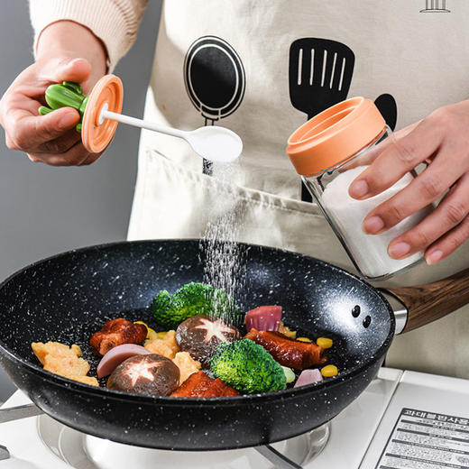 创意设计可爱仙人掌厨房调料收纳盒 I 调味盒调料瓶组合套装， 商品图4