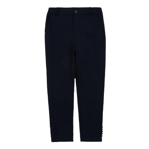 METTE2021年秋冬新品女士休闲裤时尚百搭高腰显瘦通勤休闲九分裤 商品图7