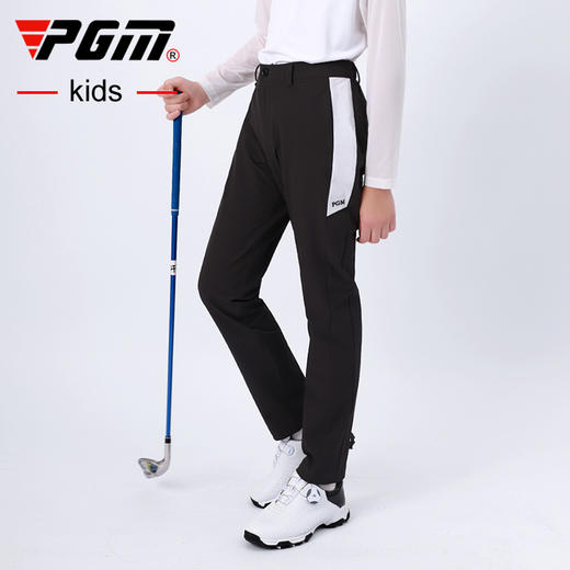 PGM 新品！儿童高尔夫服装男童长裤青少年夏季运动球裤子弹力腰带 商品图4