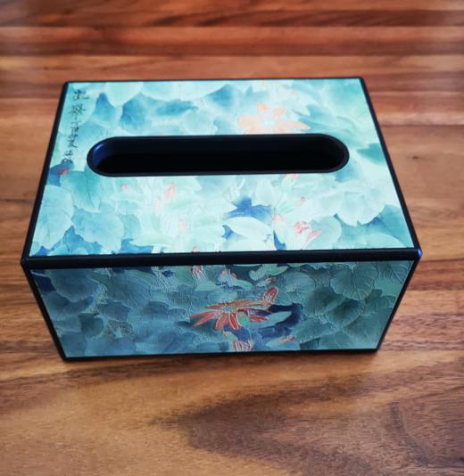 凝翠纸巾盒（定制案例） 商品图0