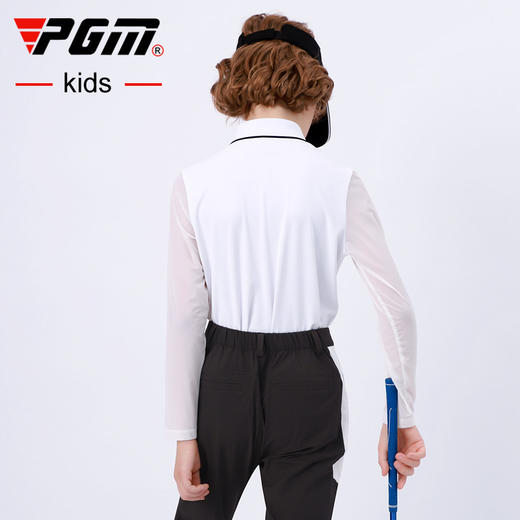 PGM儿童高尔夫防晒衣2021新款男童打底衫上衣T恤夏季青少年衣服 商品图3