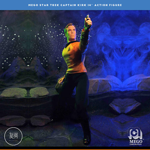 现货 Mego 星际迷航 Capt. Kirk 14英寸 可动人偶 商品图2