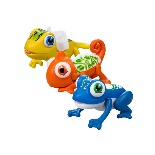 银辉  奇趣宠物变色龙小蜥蜴青蛙儿童电动玩具抖音同款礼物 商品图1