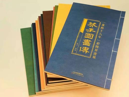 《芥子园画传》，康熙十八年彩图原迹版，一函十三册，16开原色精印，天津人民美术出版社2017年11月初版 商品图1