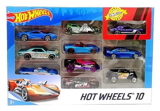 【哈姆雷斯】Hot Wheels风火轮火辣小跑车十辆装 商品图1