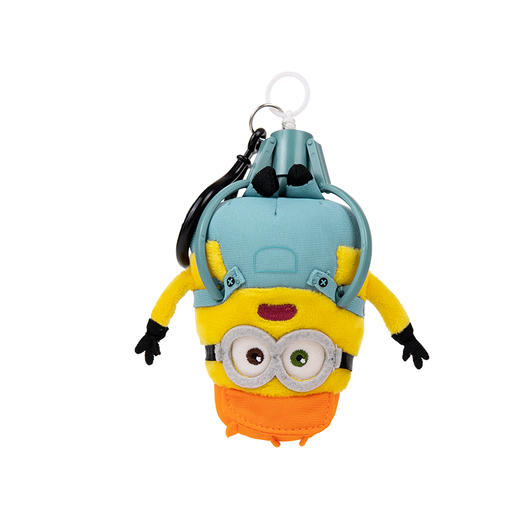 多美 TOMY  小黄人大眼萌振振娃娃拉伸钥匙链正版玩具挂件玩偶 商品图3