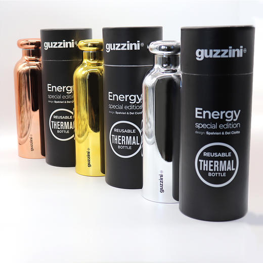 利快意大利进口双层不锈钢便携欧式奢华保温杯创意个性真空直身杯 商品图3