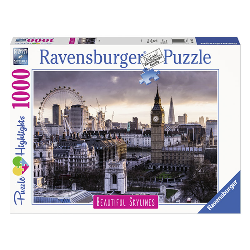 Ravensburger拼图  平面拼图罗马伦敦城市风光系列1000片