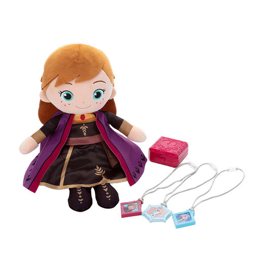 多美 TOMY  冰雪奇缘魔法项链安娜艾莎毛绒玩具女孩玩偶公仔玩偶 商品图2