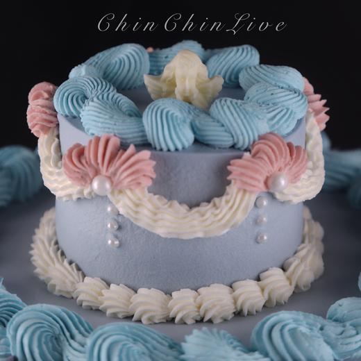 法式复古裱花蛋糕 商品图1