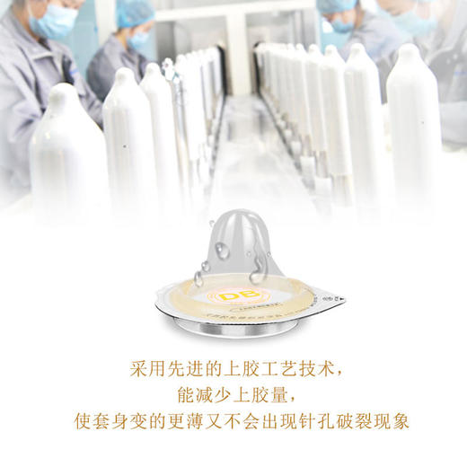 【保密发货，限时送润滑液1支+延时湿巾3片+普通避孕套】DB001延时超薄避孕套1盒10只 商品图3