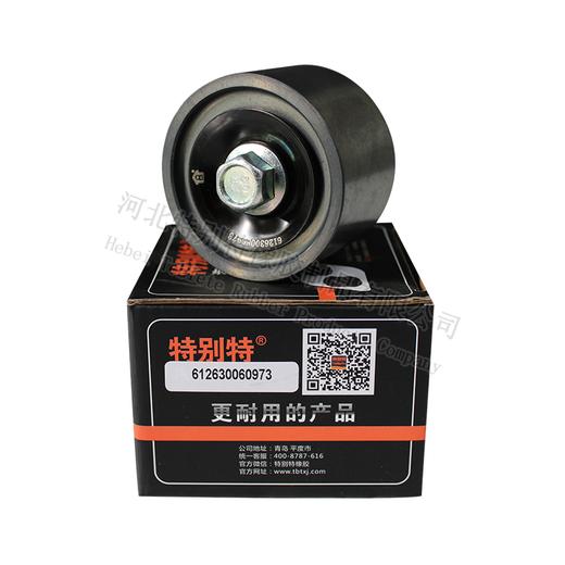 特别特潍柴动力WP13张紧轮编码：Z612630060973德龙X3000国V（适用：10pk1287、10pk1309）潍柴动力WP13张紧轮（101287、101309）（0973） 商品图0
