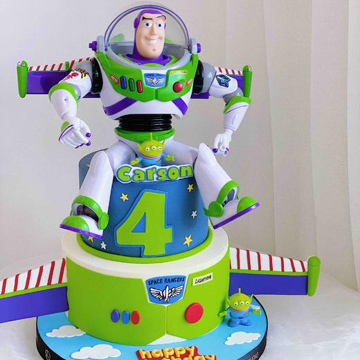 巴斯光年 ｜声光玩具+半翻糖奶油蛋糕 商品图1
