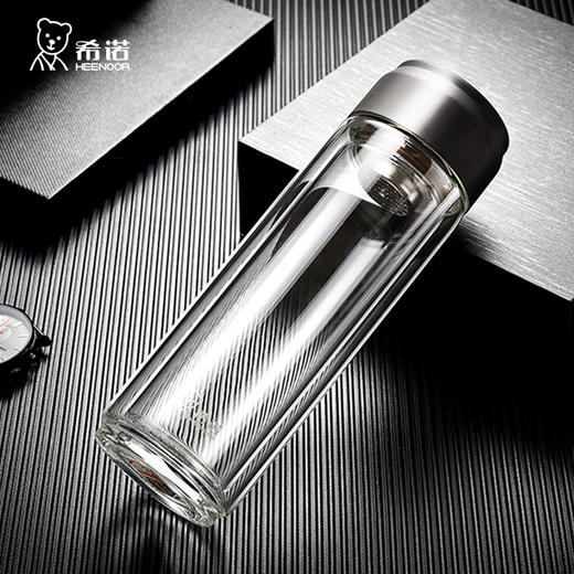 希诺双层玻璃杯XN-6776 400ML 商品图6