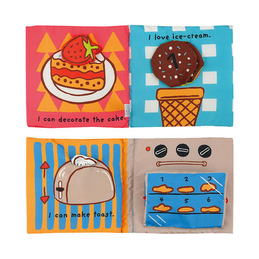 KS KIDS  奇智奇思卜卜乐翻转图书启蒙布书早教益智故事婴儿可啃咬 商品图1