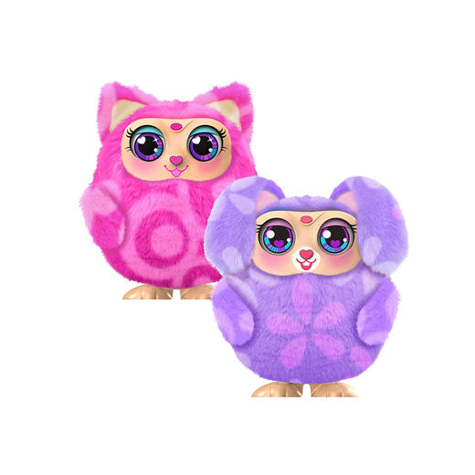 银辉  萌毛毛精灵小毛球电动娃娃会说话唱歌儿童音乐玩具玩偶 商品图0