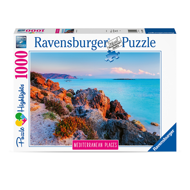 Ravensburger拼图  成人平面拼图城市风光地中海风景1000片