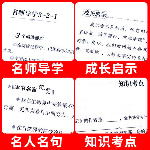 快乐读书吧四年级下册课外书必读十万个为什么小学生版森林报4课外阅读书籍细jun世界历险记爷爷的爷爷哪里来地球的故事穿过地平线 商品图4