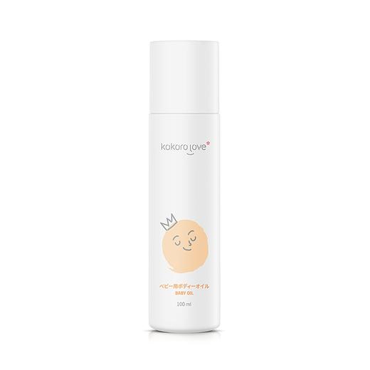 Kokoro love 初葆婴儿抚触油 清爽不腻儿童bb山菜籽油新生儿按摩油宝宝润肤油100ml 商品图0