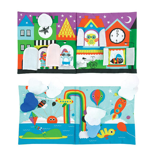 KS KIDS  奇智奇思卜卜乐翻转图书启蒙布书早教益智故事婴儿可啃咬 商品图3