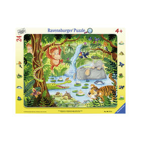 Ravensburger拼图  儿童益智玩具宝宝早教动物图案24片