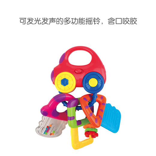 KS KIDS  奇智奇思婴幼儿手握摇铃音乐可发声宝宝儿童早教益智玩具 商品图3