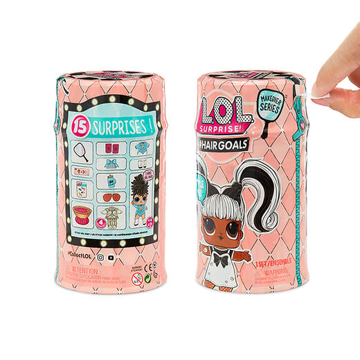 MGA  lol惊喜娃娃5代盲盒拆拆球潮流DIY美发娃娃女孩玩具礼物 商品图3