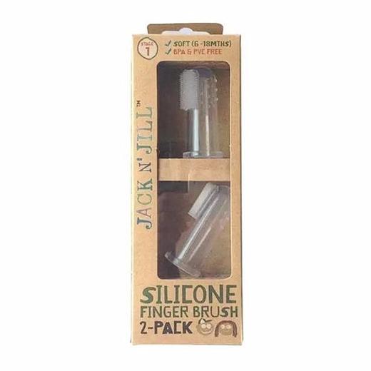 【保税仓】澳大利亚J&J儿童6-18个月乳牙手指牙刷 2支/盒 商品图0