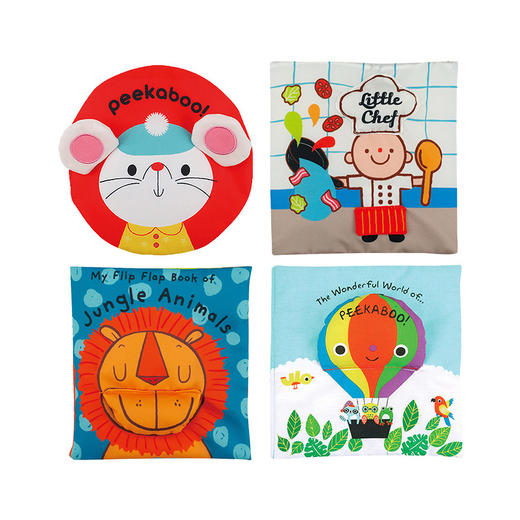 KS KIDS  奇智奇思卜卜乐翻转图书启蒙布书早教益智故事婴儿可啃咬 商品图0