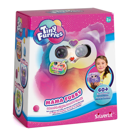 银辉  萌毛毛精灵小毛球电动娃娃会说话唱歌儿童音乐玩具玩偶 商品图3