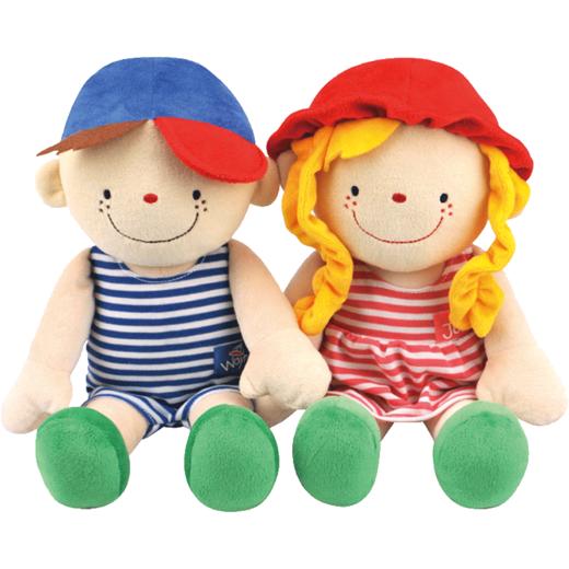 KS KIDS  奇智奇思益智早教娃娃婴幼儿童玩偶毛绒玩具安抚布偶可录音 商品图0