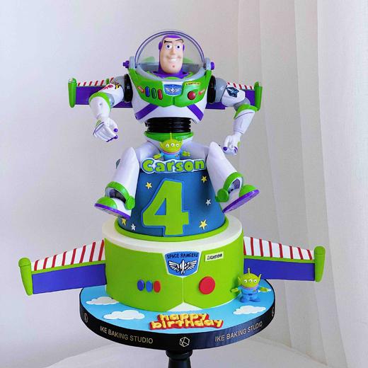 巴斯光年 ｜声光玩具+半翻糖奶油蛋糕 商品图0