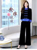 HRYZ7221时尚优雅潮流舒适套装/套裙2021年春季圆领个性气质 商品缩略图0
