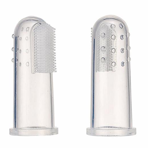 【保税仓】澳大利亚J&J儿童6-18个月乳牙手指牙刷 2支/盒 商品图1