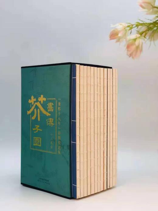 《芥子园画传》，康熙十八年彩图原迹版，一函十三册，16开原色精印，天津人民美术出版社2017年11月初版 商品图0