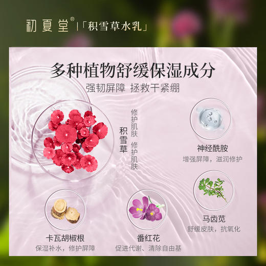 【敏肌专研】初夏堂积雪草舒缓保湿水乳套装 商品图2