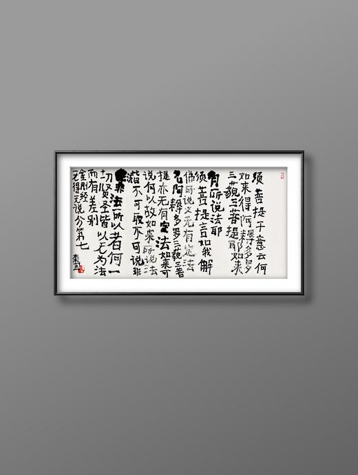 曾翔书法·《金刚经》无得无说分第七 商品图5