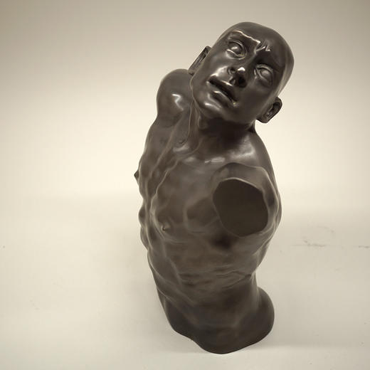 不仁斋薛继业雕塑习作铸铜人体摆件 商品图1